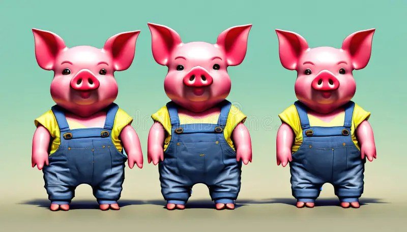 Characters of The Three Little Pigs and Their Distinct Personalities
